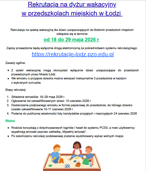 dyżur wakacyjny
