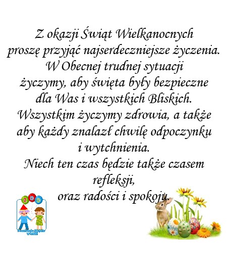 grafika życzeń wielkanocnych